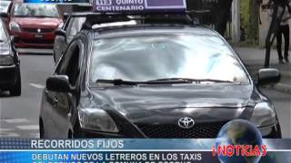 Debutan nuevos letreros en los taxis colectivos de la comuna de Osorno [upl. by Naman]