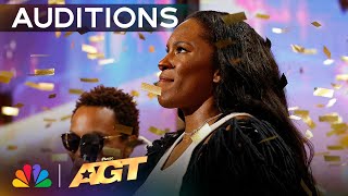 Liv Warfield Receives GOLDEN BUZZER from Simon Cowell For Original quotStarequot  Auditions  AGT 2024 [upl. by Noremmac]