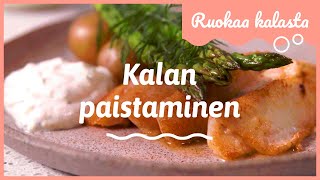 Kalan paistaminen pannulla  Ruokaa kalasta [upl. by Imis]