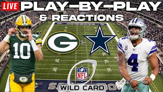 Green Bay Packers vs Dallas Cowboys  Live PlayByPlay amp Reactions [upl. by Silirama]