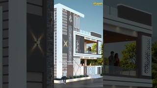 G1 South East corner house elevation design telugubuildingplans homedesign [upl. by Lenssen]