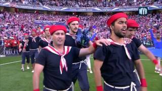 2014 UEFA Champions League Final Opening Ceremony Estadio da Luz Lisbon [upl. by Ecnadnak640]