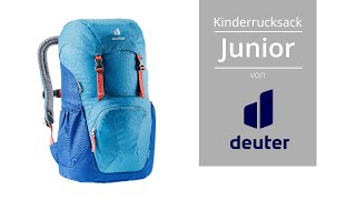 Deuter Kinderrucksack Junior  Produktvideo [upl. by Eirok720]