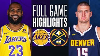 Los Angeles Lakers vs Denver Nuggets Full Game Highlights  Oct 24  2023 NBA Preseason [upl. by Teodoor]