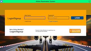 Airline Reservation System in Visual Basic [upl. by Maxma]