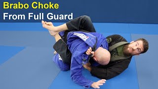 Lapel Grip in Full Guard for Breaking Posture and Setting Up Submissions [upl. by Langelo243]