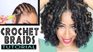 How To CROCHET BRAIDS w MARLEY HAIR  ORIGINAL norod technique [upl. by Krantz]