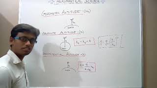 Different types of altitude geometric  absolute  geopotential altitudes [upl. by Yvaht]