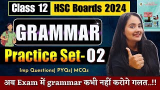 DAY 02 of 10 GRAMMAR PRACTICE SERIES English Class 12 HSC By shafaquenaaz [upl. by Leunamne]