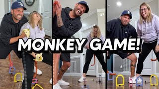 Playing the MONKEY TAIL GAME Hilarious [upl. by Volny]