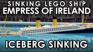 LEGO Sinking Empress of Ireland【If the Empress had struck a berg】 [upl. by Othello865]