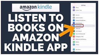 How To Listen to Books on Amazon Kindle App 2022 [upl. by Vorster]