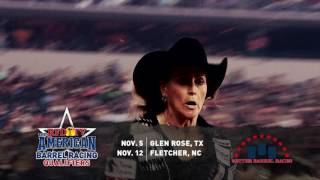 RFDTVs The American Barrel Racing Qualifiers Nov 30 sec [upl. by Barnett]