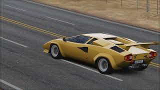 De Tomaso Pantera vs Lamborghini Countach Assetto Corsa [upl. by Yregerg567]