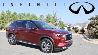 2024 Infiniti QX60 Autograph AWD POV Review  Best Affordable Luxury Family SUV [upl. by Blodgett155]