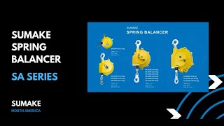 Retractable Spring Balancer Overview for Assembly Applications by Sumake North America LLC [upl. by Eri741]