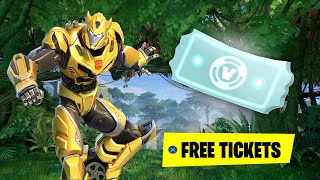 HOW TO GET MORE FREE RETURN  REFUNDS TICKET IN FORTNITE CHAPTER 4 SEASON 3 REFUND TICKET TUTORIAL [upl. by Idnaj]