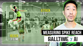 Measuring Spike Height with Balltime AI [upl. by Silisav204]