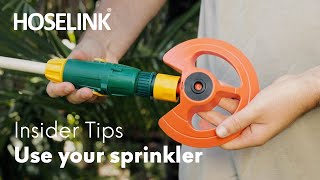 Hoselink Insider Tips  How to use Hoselink with your existing sprinklers  5 [upl. by Addiel386]