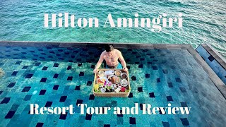 Hilton Amingiri Resort Tour and Review 4k [upl. by Ardnaxila]