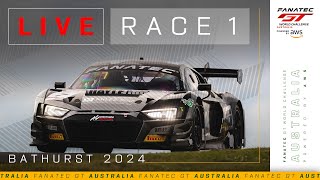 LIVE  Race 1  Bathurst International  Fanatec GT Australia 2024 [upl. by Swope35]