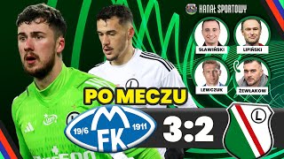 LEGIA PRZEGRAĹA Z MOLDE 23 ANALIZA PO MECZU TOBIASZ POPEĹNIĹ BĹÄDY RUNJAIÄ† PRZEKOMBINOWAĹ [upl. by Nilyad]