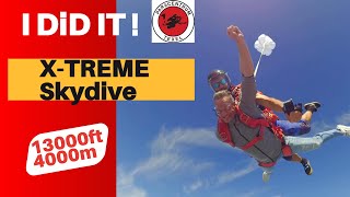 I Did it  Parachute sprong Texel  Extreme Skydive 13000ft [upl. by Allmon351]