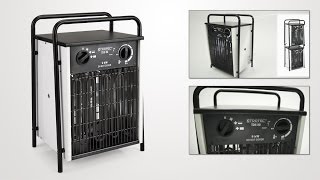 Trotec Elektroheizgebläse TDS 50  der effektive Heizer für Innenräume 9 kW [upl. by Oicaroh75]