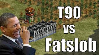 AoE2  T90Official vs Fatslob [upl. by Ahseral]