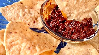 SALSA DE CHILE CHIPOTLE [upl. by Haduhey]