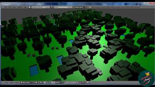 Blender Terreno Aleatório random terrain Teste [upl. by Eelek]