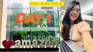 A day in my life at work Amazon Bangalore office tour Aquila [upl. by Jeffy]