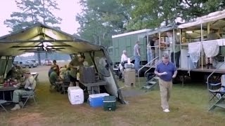 Volunteer Feeds First Responders Using Kitchen Trailer from GovLiquidationcom [upl. by Enneira]