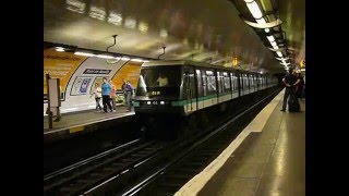 Paris métrosubwayUBahn Parīzes metroПарижское метро 2 [upl. by Azral]