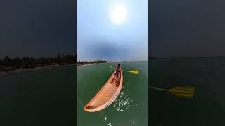 7 I did World Famous Kayaking in Goa  Palolem Beach South Goa  Goa Series shorts travel [upl. by Wehttan12]