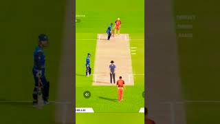 Rahul chahar real bowling action combination real vs dream cricket 24 shorts bowlingaction ipl [upl. by Adnilemre]