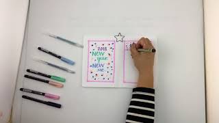 Easy Bullet Journal Calendar SetUp  Plan Your Year [upl. by Itraa]