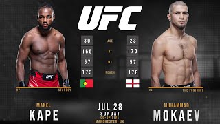 MUHAMMAD MOKAEV vs MANEL KAPE Full Fight UFC 304 [upl. by Mitran]