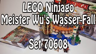 LEGO Ninjago Movie Meister Wus WasserFall Set 70608 Master Falls Review deutsch [upl. by Schweitzer]