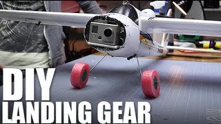 Flite Test  DIY Landing Gear  FPV Bixler [upl. by Htabmas]