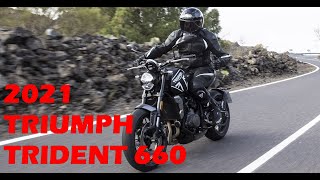 TRIUMPH TRIDENT 660 2021  LA MEILLEURE [upl. by Tadeo917]