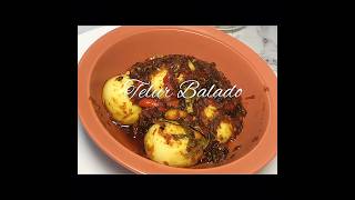 Telur Balado telurbalado cooking youtubeshorts masakanindonesia masaksimple balado [upl. by Anaejer]