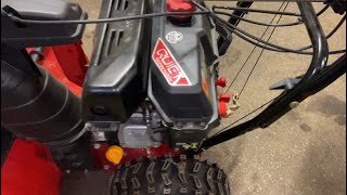 How to Start Craftsman 26quot Snow Thrower [upl. by Akinehs]