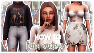 how to find cute maxis match cc│tips n tricks [upl. by Nosoj]