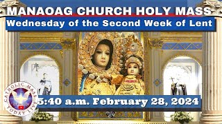 CATHOLIC MASS OUR LADY OF MANAOAG CHURCH LIVE MASS TODAY Feb 28 2024 540am Holy Rosary [upl. by Tyoh]