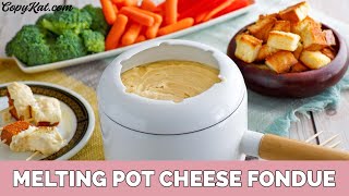 Melting Pot Fondue  Classic Cheese Fondue [upl. by Edorej3]