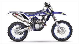 SHERCO 250 300 400 SEF Factory Enduro 2018 [upl. by Louanna656]