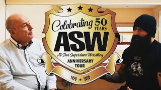 UKs Brian Dixon Interview  All Star Wrestling 50 Years Anniversary Tour [upl. by Vitek]