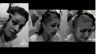 Crying and Forced Girl Head Shave 2024  The Most Beautiful Girl Forced Shave [upl. by Balbur]