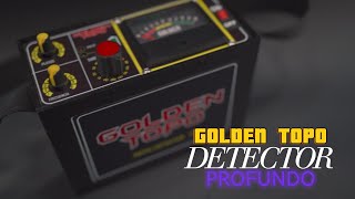 GOLDEN TOPO DETECTOR DE METALES PROFUNDO PI [upl. by Annam]